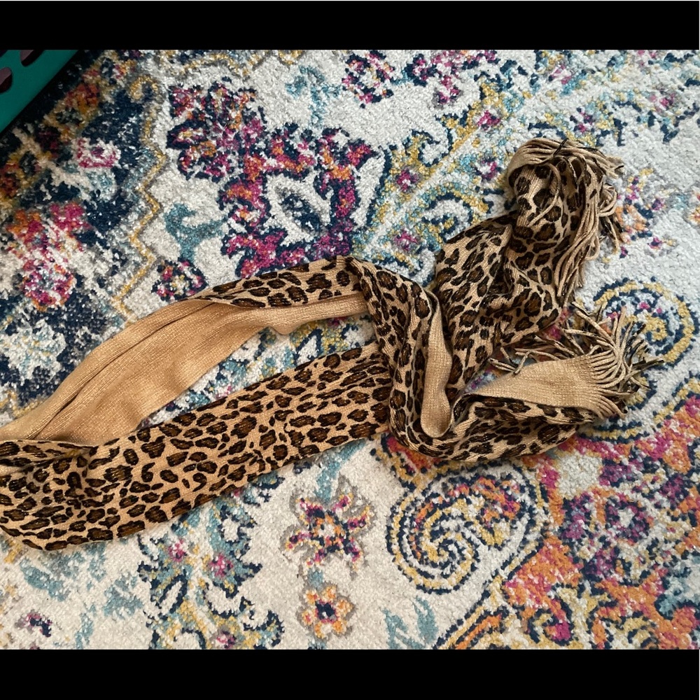 Cheetah scarf